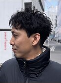 MEN’S HAIR/サーフカール/刈り上げセンターパート/藤沢