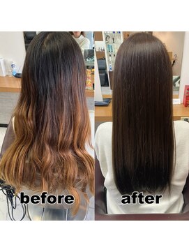モンド ヘアクリエーション 西田店(monde hair creation) 【monde】before × after × 髪質改善