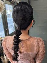 マーシュ(marshu) あみ下ろしヘアアレンジ×結婚式向け【Aki】