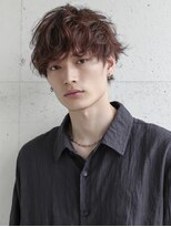 クルー ひたちなか(C.R.E.W) MEN’S/リバースセンターパート/ニュアンスパーマ/ひたちなか