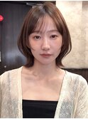 ☆春日☆ニュアンスウルフワンホンレイヤーダークブルーボブ101
