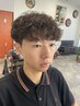 【男性人気NO2】カット+20分スパ+眉毛カット¥8,050