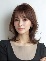 ハーツ 青山表参道店(Heart's) 白髪ぼかし脱白髪染め似合わせレイヤーカット40代50代60代