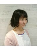 パーマエステ　afterカール　ボブスタイル　#髪質改善