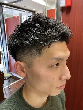 ヒロギンザ 新橋日比谷口店(HIRO GINZA) フェードツイストパーマ 新橋/日比谷/内幸町/理容室/床屋