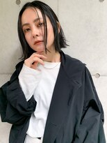 ヌード(nude)&nbsp;nude仲井【切りっぱなしボブ】地毛風【ダークアッシュカラー】