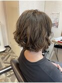 クセ毛風ボブ