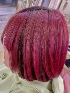 クアンタイム(Qan time) インナー黒×表面赤ピンク