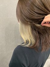 【派手になりすぎない】ナチュラルなインナーカラーが人気です