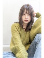 メーヴェ(Mowen)&nbsp;mowen×鎖骨ミディアム×ダークアッシュ×地毛風×艶髪