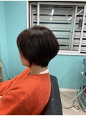 大人かわいいショートボブ