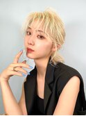 韓国風ブロンドヘア 松永幸征