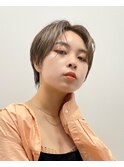 丸み 抜け感 可愛い 韓国風 おしゃれ 大人 くびれショート