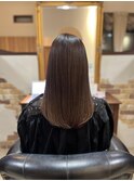 【酸熱トリートメント】【ナチュラルストレート】【ロング】