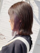 ヘアーエポック(hair epoque) 透け感春夏インナーカラー☆ラベンダーベージュくすみカラー
