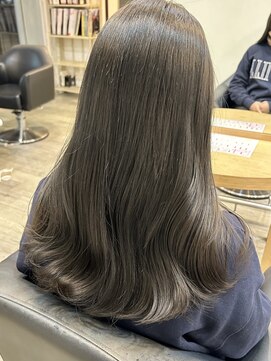 リアン 新城店(Rian) 大人美人アッシュオリーブショコラアッシュ韓国ヘアモテ髪