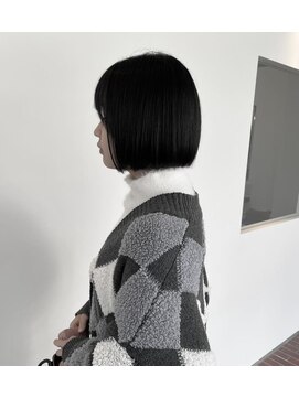 イブー(hibou) シンプル丸みボブ