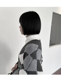 シンプル丸みボブ