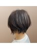 【ヘアカラー・白髪染め】カット＋低アルカリカラー＋ケアα  11000円