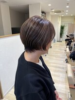 ステラバイケンジ(STELLA by KENJE)&nbsp;切りっぱなしボブエアリーロングピンクブラウン美髪藤沢