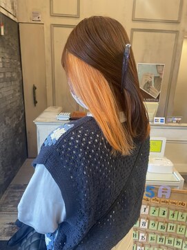 アレクサンドル オブ カラーズ トヤマ(ALEXANDRE OF COLORS TOYAMA) オレンジインナーカラー