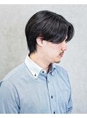 曲がる縮毛矯正 ナチュラルセンターパート