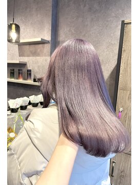 シック(chic.) ラベンダーグレージュ/暗めラベンダー/福岡天神ブリーチ