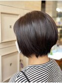 ショートボブ／グラデーションボブ／ハンサムショート