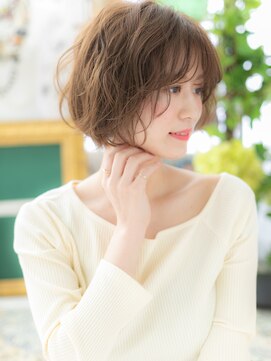 カバーヘア ブリス 上尾西口店(COVER HAIR bliss) ■フレンチガーリーゆるふわボブパーマ301-6★上尾20代30代40代!