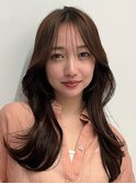 似合わせカットくびれウェーブミディアム メルティカラーTOMOKI