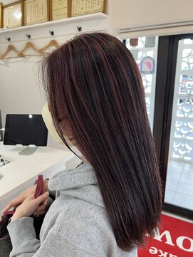 ヘアーメイク グロー(hair make grow) 個性派ハイライト