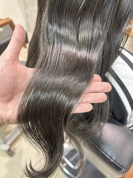 フォルテ ガーデン ヒルズ 静岡店(FORTE GARDEN HILLS) 髪質改善/赤み消しカラー/オリーブグレージュ/アッシュ/黒髪