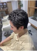 アップバングショート