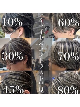 ヘアースペース 練馬店(hair space COCO) メンズバレーヤージュ、ハイライト、白髪ボカシ