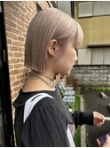 【Coral】ネイビー残留からのホワイトベージュ×オーバーバング
