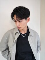 ニコ トウキョウ ヨコハマ(nico)&nbsp;メンズセンターパートニュアンスパーマ毛流れメンズパーマ刈上げ