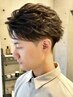 【軽め質感◎/毛流れ×無造作】メンズカット+フェザーパーマ