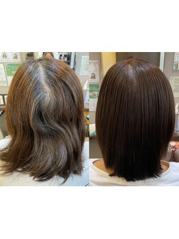 白髪が気になるあなたにぴったり！おしゃれなハイライトで自信を持った美髪を手に入れよう☆