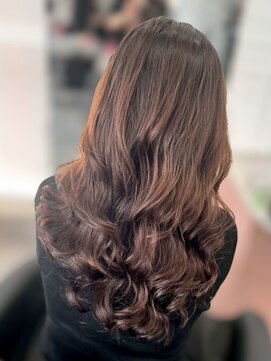 ジエクト カナウ(The Ect canow) コテ巻き風パーマ/ヘーゼルブラウン/ココアグレージュ