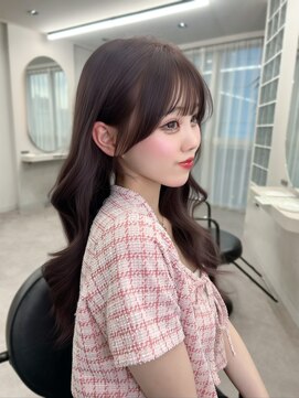 リッカ(LICCA) 〔LICCA AMANE〕ラベンダーグレージュ 顔まわりカット