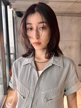 スクリーンギンザメゾン 銀座(SCREEN GINZA MAISON.) クラゲヘアー/小顔に見せるヘア/ココアベージュ/銀座