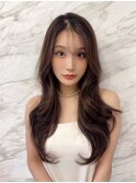 ☆オリーブグレー/韓国風巻き/レイヤーカット/髪質改善/縮毛矯正