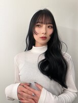 シーン(SCENE)&nbsp;[天神今泉/黒髪カタログ/クラゲヘアー/オリーブグレー]