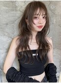 顔周りハッシュカットミディアムレイヤーカット髪質改善表参道