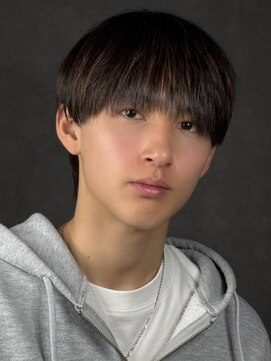 エルマーク 和歌山(L-MARK) マッシュヘア/黒髪/メンズカット/men's/フェザーパーマ