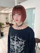 カシビ(kashibi)&nbsp;ピンクカラーとショートウルフ。