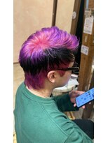 ベベ バイ モップス(be'be' by MOPS) デザインカラー×スパイキーショート