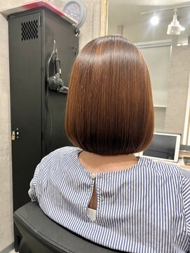 ポリマン 西新井(poliment) 夏のうねり、パサつき、広がりに髪質改善カラー/美髪矯正