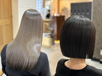 シアン 八王子店(SHIAN)の写真/ダメージレスで柔らか仕上がり*[八王子/デザインカラー/髪質改善/ハイライト/白髪ぼかし/ブリーチ/学割U24]