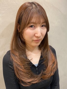 ウィーク 梅田(UiiC) ◎バタフライレイヤー×キャラメルベージュ uiicumeda白井舞美◎